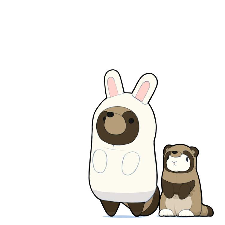 あそびにきたぬき